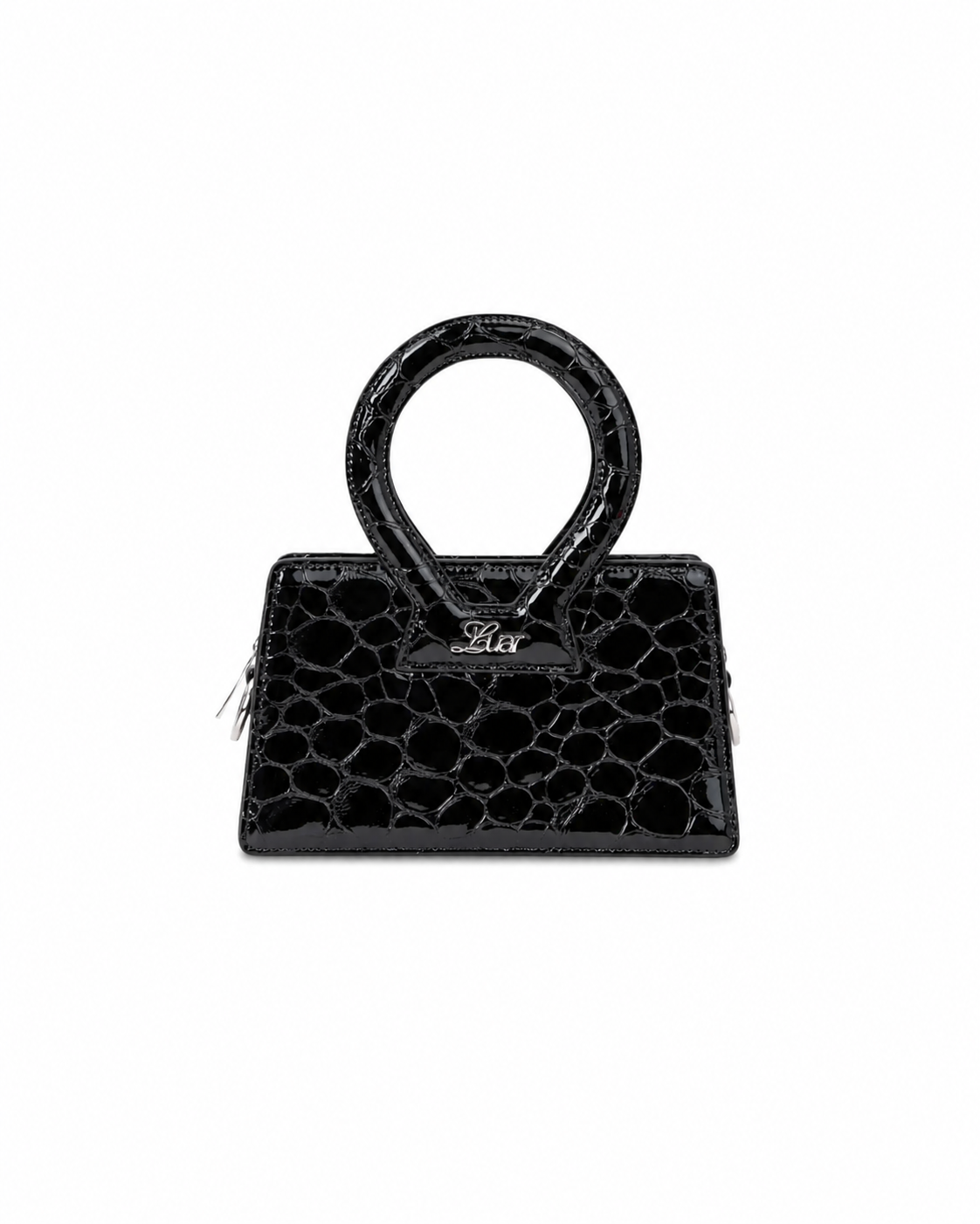 Small Ana in Black Pebble Leather